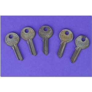 Lot of 5 NOS vintage 1950's Curtis Y-220 key blanks